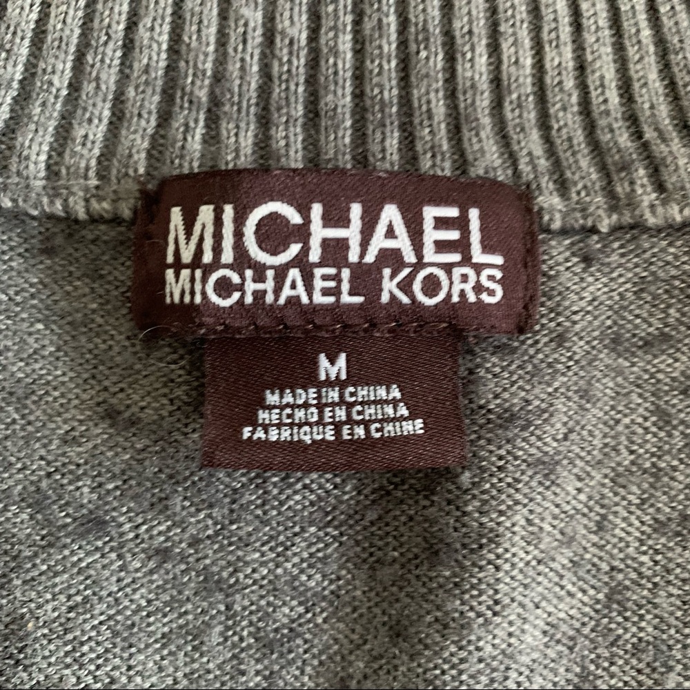 Heathered Sweater With Zip To Half Turtle - Picture 3 of 6